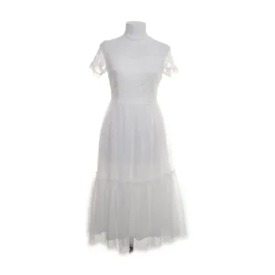 Dress (White) from Zapaka Polyester