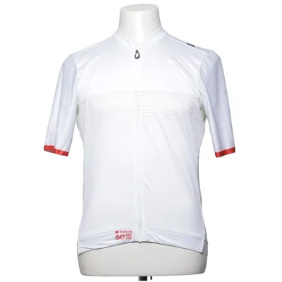 Cykeltröja (Vit) från Castelli Elastan, Polyester