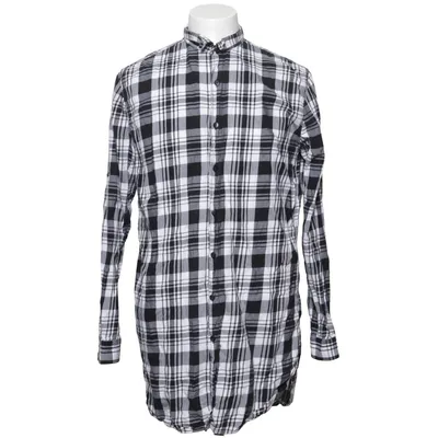 Chemise en flanelle (Noir, Blanc) de Zara Man