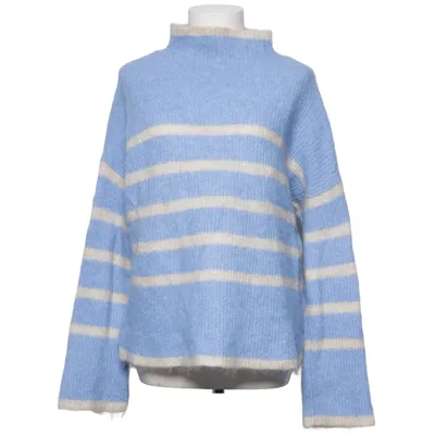 Sweater (Blue, Beige) from Second Female Elastane, Mohair, Polyamide, Wool