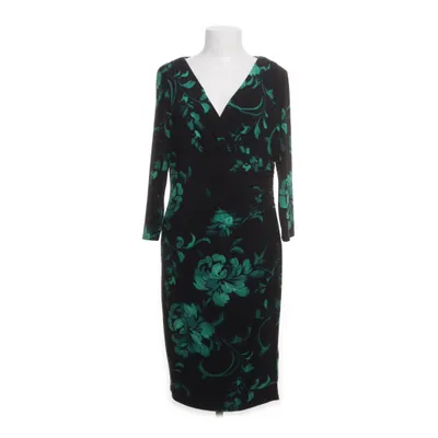 Slå-om-kjole (Sort, Grøn) fra Lauren Ralph Lauren Elastan, Polyester