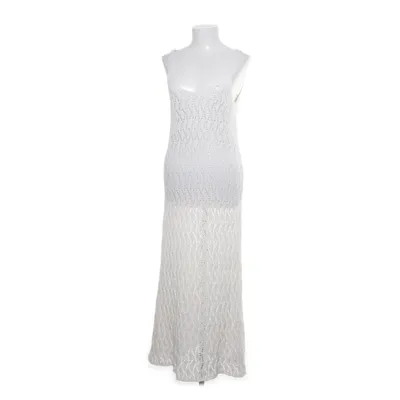 Robe longue (Blanc) de Oysho Acrylique, Coton