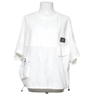 T-shirt (White) from Buykud Cotton, Elastane