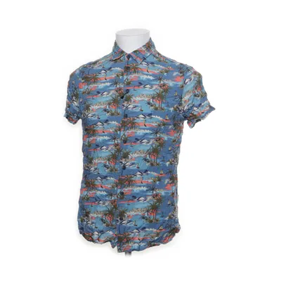 Chemise à manches courtes (Bleu, Multicolore) de Blend Denim Viscose