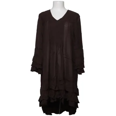 Jurk (Bruin) van Cotonel Katoen, Viscose