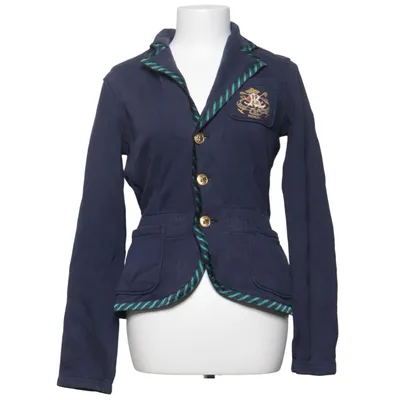 Blazer (Blau, Grün) von Ralph Lauren Baumwolle, Polyester