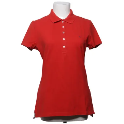 Polo (Rouge) de Tommy Hilfiger Coton, Élasthane