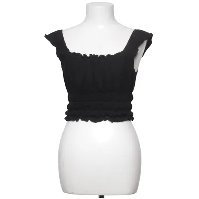 Crop Top (Schwarz) von Miss Selfridge Baumwolle