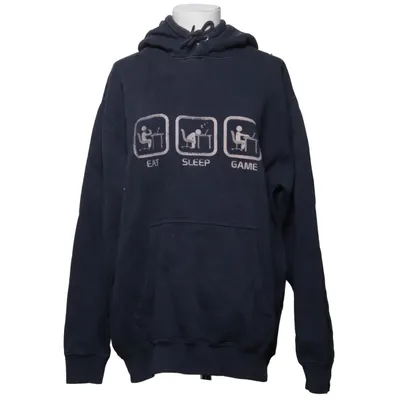 Sweat à capuche (Bleu) de Lane Seven Coton, Polyester