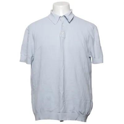 Poloshirt (Blauw) van These Glory Days Organisch katoen, Zijde