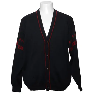 Cardigan (Black, Red) from Belika Acrylic, Wool