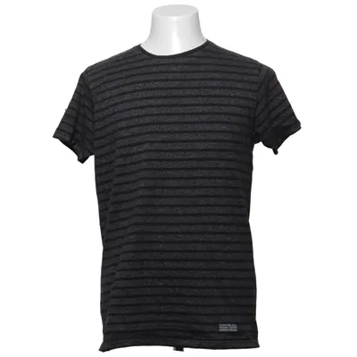 T-shirt (Grå, Sort) fra Sams Black Bomuld