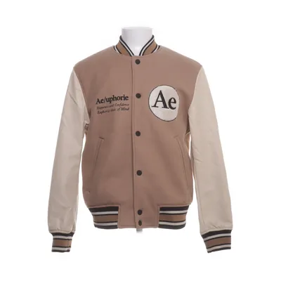 Bomberjakke (Beige, Flerfarvet) fra H&M Man Polyester, Uld