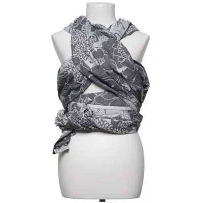 Baby sling (Gray, White) from Hoppediz Cotton, Linen