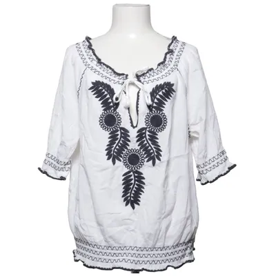 Blouse (White, Black) from Tory Burch Cotton