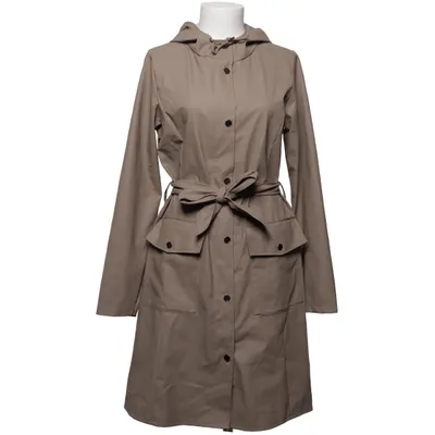 Regnfrakke (Beige) fra Rains Polyester, Polyurethan