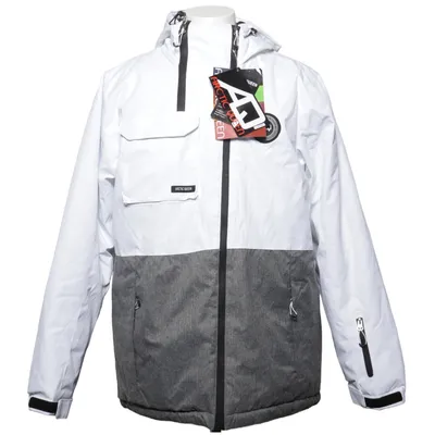 Manteau de ski (Blanc, Gris) de Arctic Queen Polyester