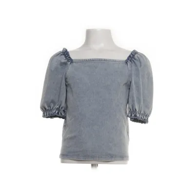 Top (Blue) from H&M Cotton, Polyester, Elastane
