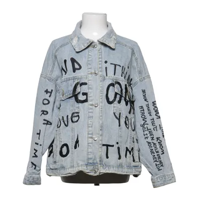 Denim jacket (Blue, Black) from Azara Paris Cotton