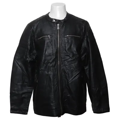 Jakke (Sort) fra Identic Man Polyester, Polyurethan, Viscose