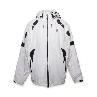 Ski jacket (White, Black) from Spyder Elastane, Polyester