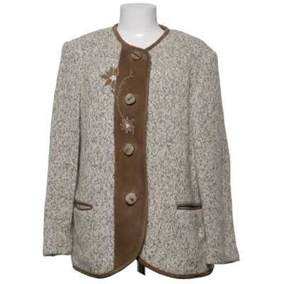 Cardigan (Beige, Marron) de Country Line Coton, Élasthane