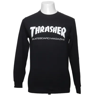 Långärmad t-shirt (Svart) från Thrasher Bomull