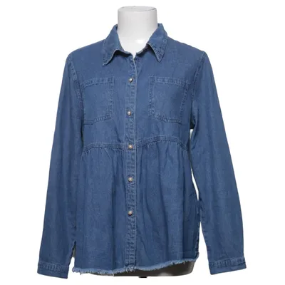 Chemise en jean (Bleu) de Allegra K Coton