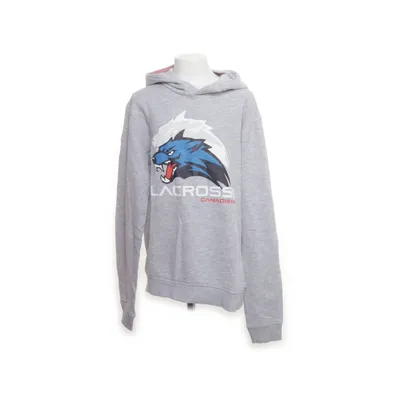 Huvtröja (Grå, Flerfärgad) från Lacrosse Bomull, Viskos