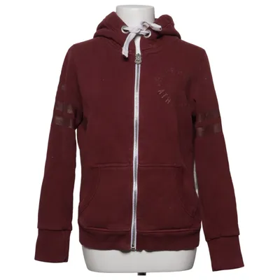 Huvtröja (Röd) från Superdry Track & Field Bomull, Polyester