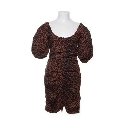 Kjole (Brun, Sort) fra Ganni Bomuld