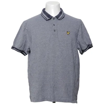 Polotrøje (Grå, Blå) fra Lyle & Scott Bomuld