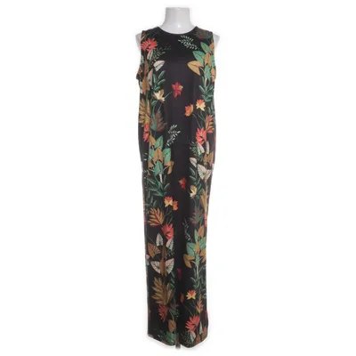 Robe longue (Noir, Multicolore) de Warehouse Élasthane, Polyester