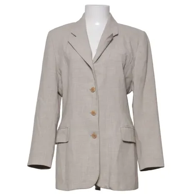 Kavaj (Beige) från Camera Polyester, Viskos, Ull