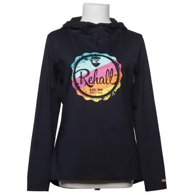 Capuchon sweater (Zwart, Meerkleurig) van Rehall Elastaan, Polyester