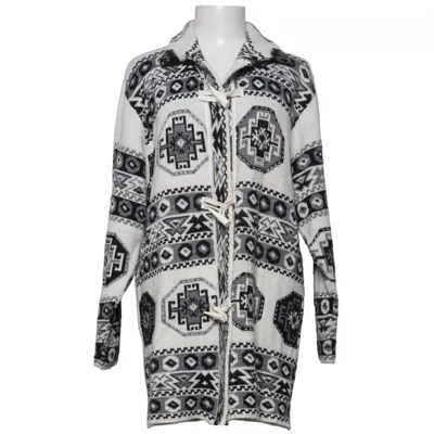 Cardigan (White, Black, Gray) from Phoenix Acrylic, Wool