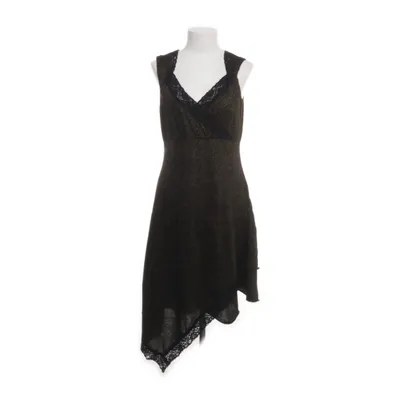 Omlottklänning (Svart, Guldfärgad) från Woman by Halens Polyester, Viskos