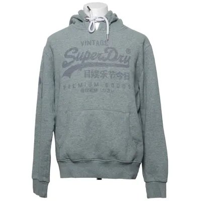 Huvtröja (Grå) från Superdry Vintage Bomull, Polyester