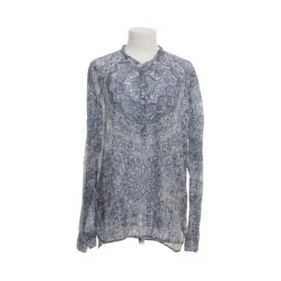 Blus (Blå, Flerfärgad) från Copenhagen Luxe Bomull, Silke