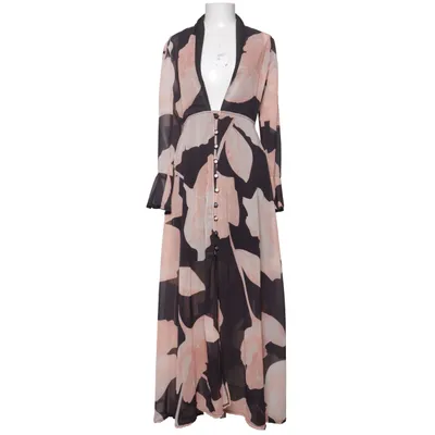 Robe longue (Noir, Rose, Multicolore) de New Imperial Coton, Élasthane, Polyester