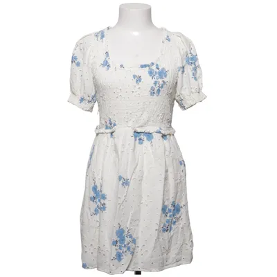 Jurk (Wit, Blauw) van Zara Katoen