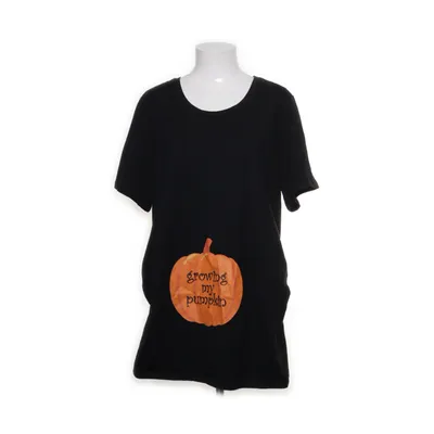 Vente top (Sort, Orange) fra George Bomuld, Elastan