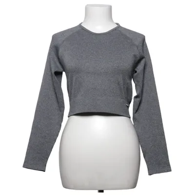Sports top (RIBBED CROPPED L/S TOP) from MM Sports Elastane, Polyamide, Polyester