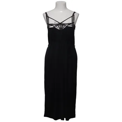 Dress (Black) from Nakkna Silk, Viscose, Wool