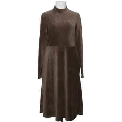Turtleneck dress (Brown) from Nümph Cotton, Elastane, Polyester