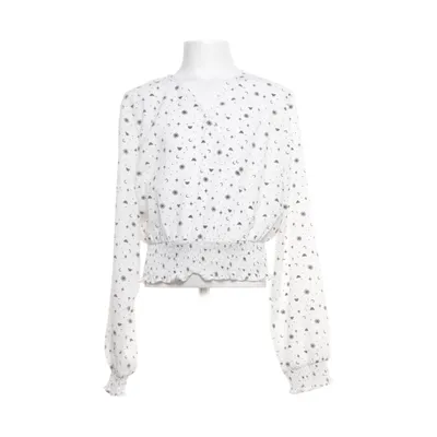 Omlottblus (Vit, Svart) från KappAhl Återvunnen polyester