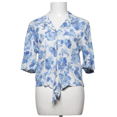 Korte mouwen shirt (Blauw, Wit) van Mango