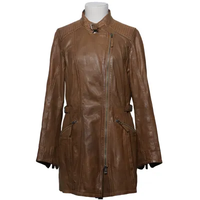 Leren jas (Bruin) van Gipsy Leer, Polyester