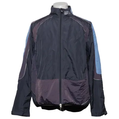 Trainingsjacke (Grau, Blau) von Double Speed Polyamid, Polyester
