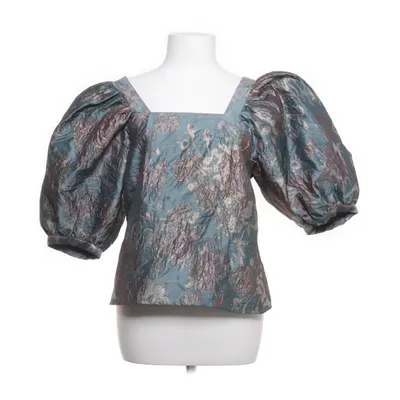 Top (Gray, Multicolored) from Soaked in Luxury Metallic fiber, Nylon, Polyester